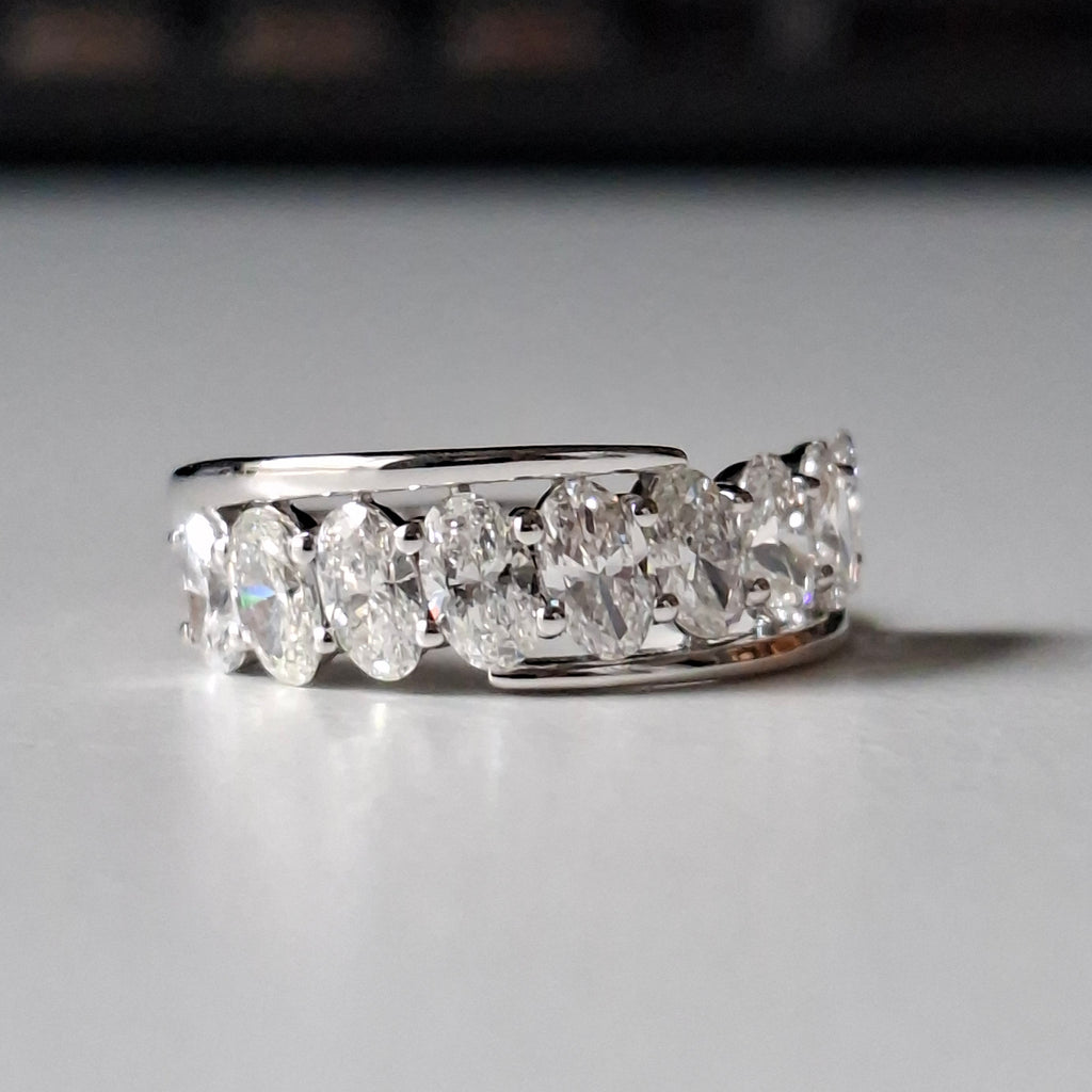 Ring - 14 karat hvidguld - 1,69 karat diamant (laboratoriedyrket)